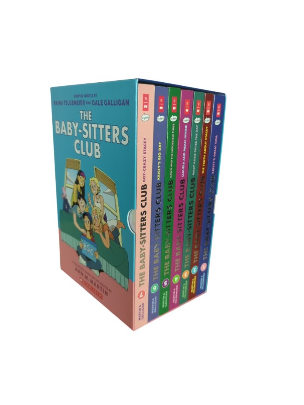 Baby-Sitters Club Graphix Box Set Books 1-7 Ann M Martin ISBN 9781338603637 - Picture 4 of 11